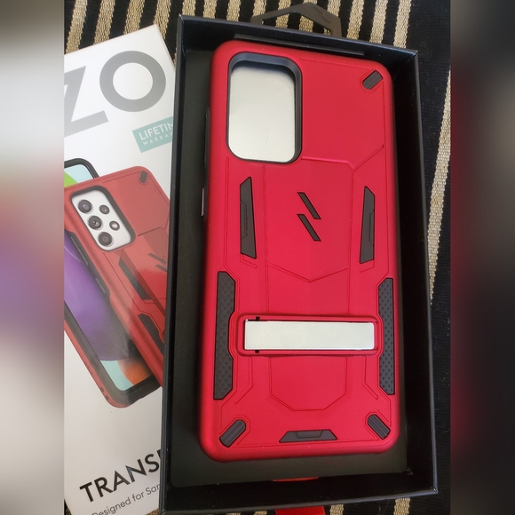 Zizo Samsung Galaxy A52 5G Phone case Red or Black Shockproof slim - Picture 3 of 4